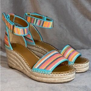 Franco Sarto Clemens Espadrille Wedge women’s sandals 🆕